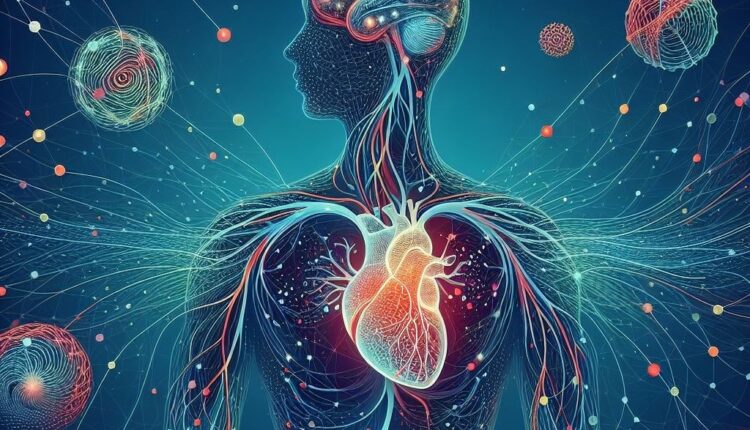 mind body connection or mind body relationship image